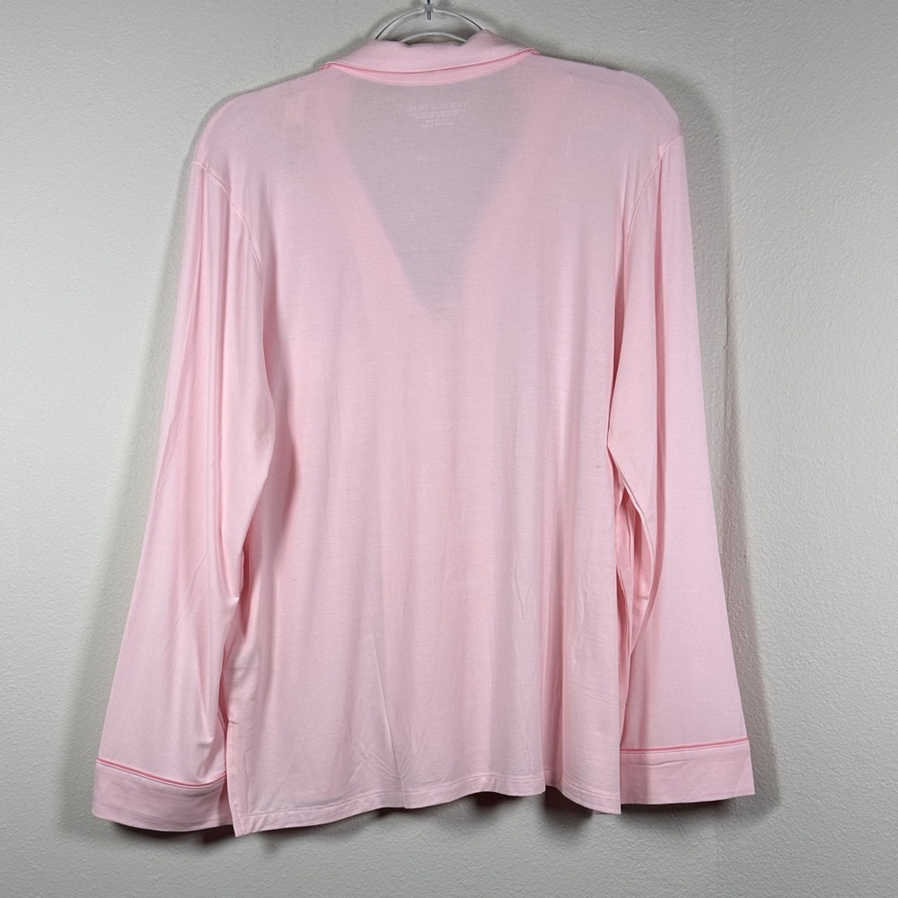 NWT Victoria’s Secret SoSoft Modal Pajama Set Pink Bow Long Sleeve Size L - Picture 10 of 15